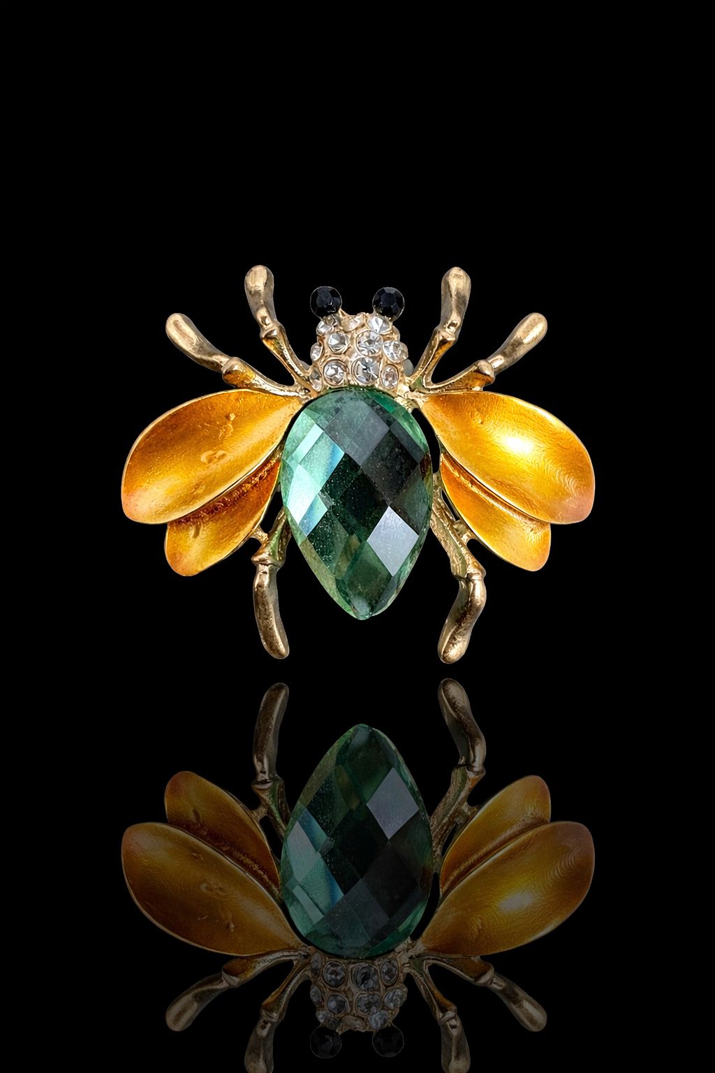 Gemwing Bee Brooch