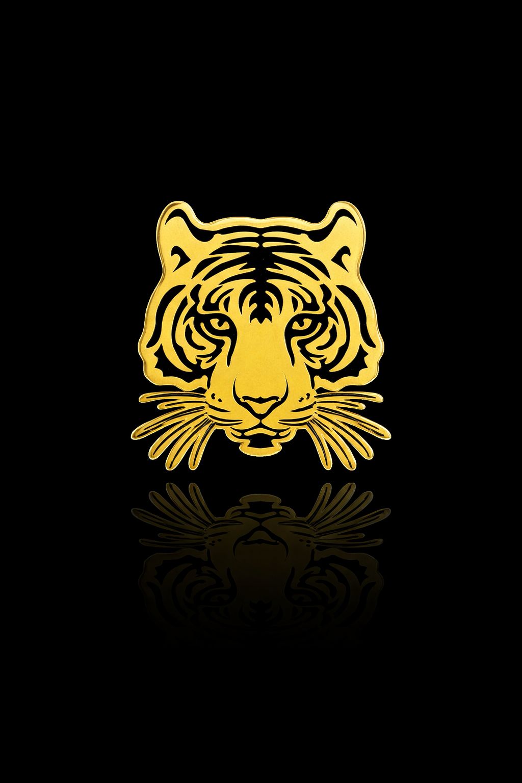 Majestic Tiger Emblem Brooch