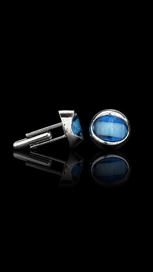 Azure Halo Cufflinks