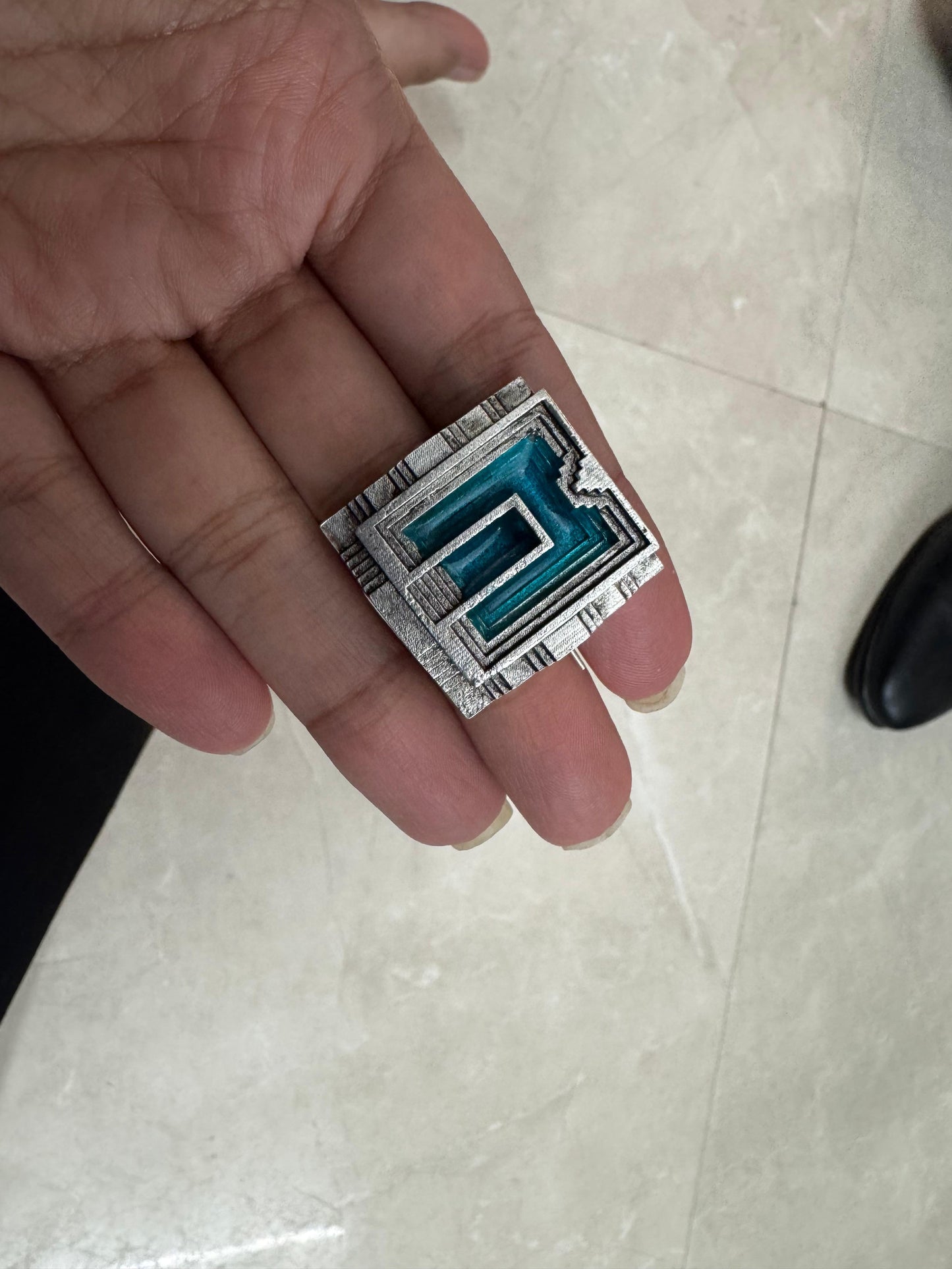 Baori Geometry Brooch