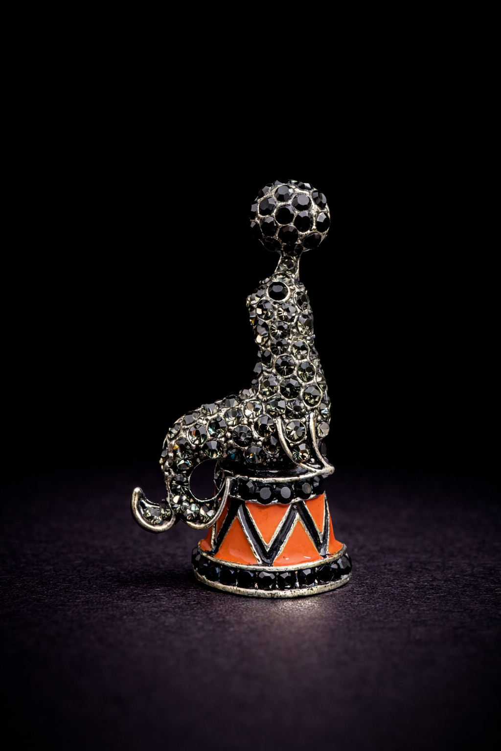 Midnight Circus Seal Brooch