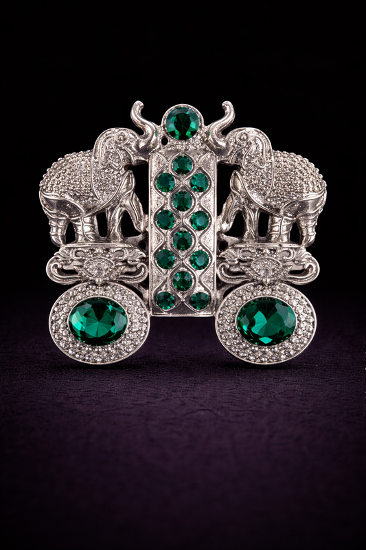 Twin Elephant Heritage Brooch