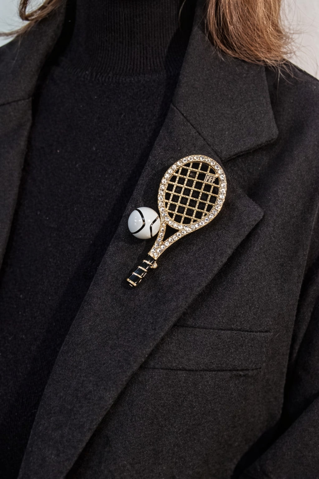 Grand Slam Sparkle Brooch