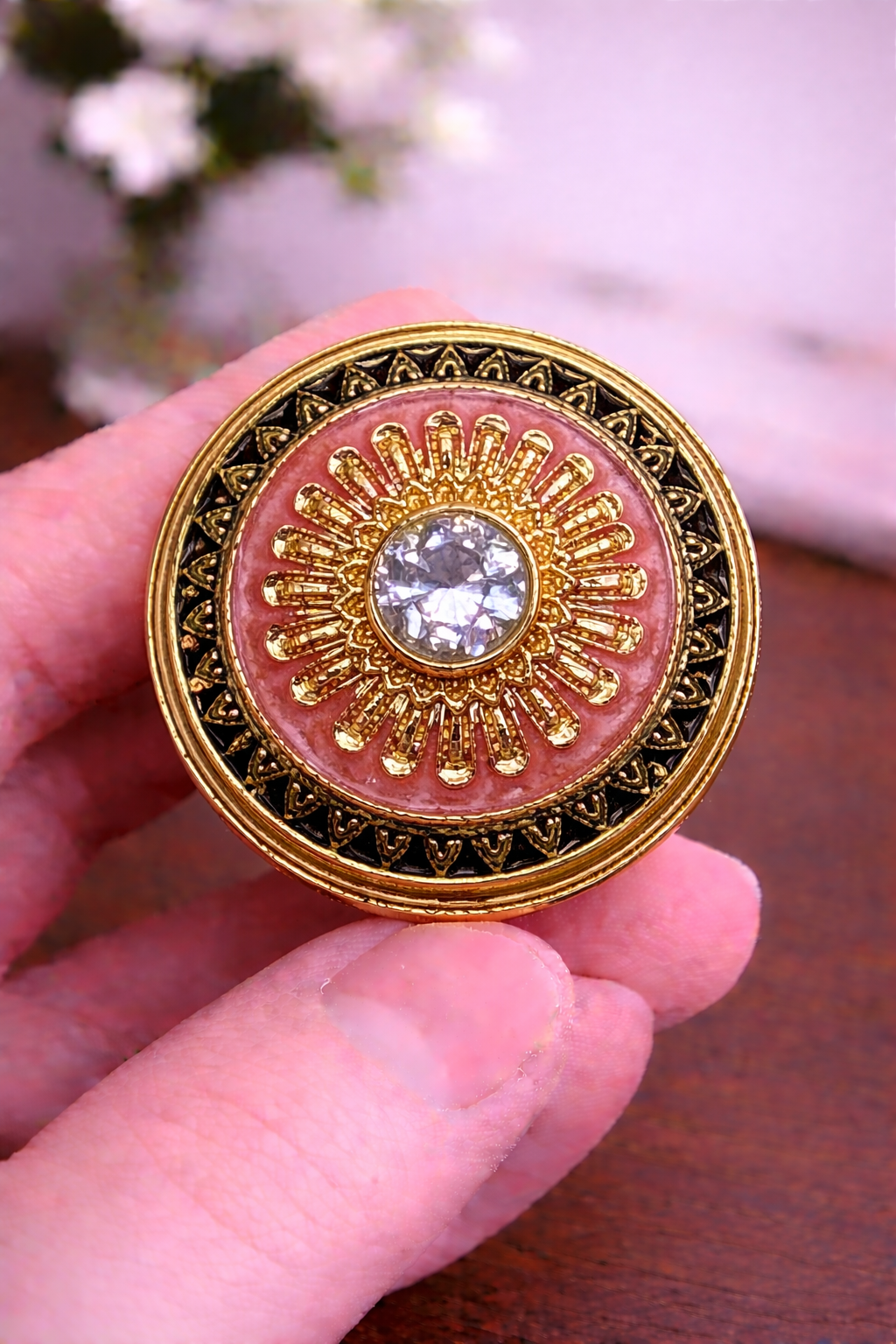 Kesariya Suraj Bandhgala Button