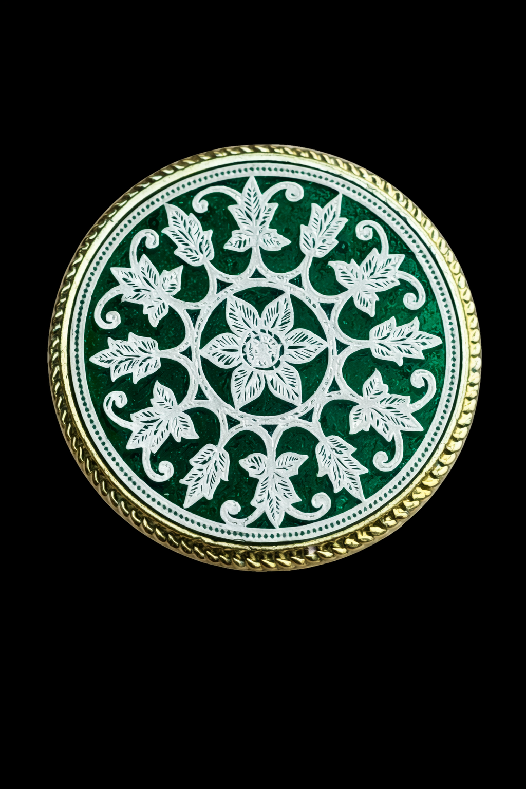 Verdant Crest Bandhgala Button
