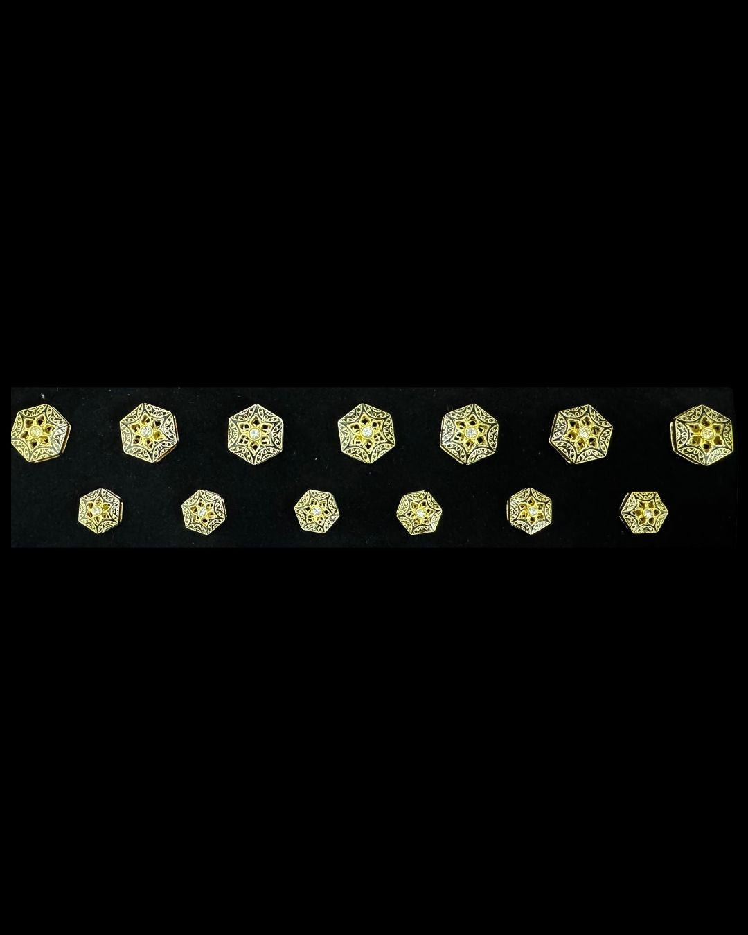 Regal Hexa Crest Bandhgala Button