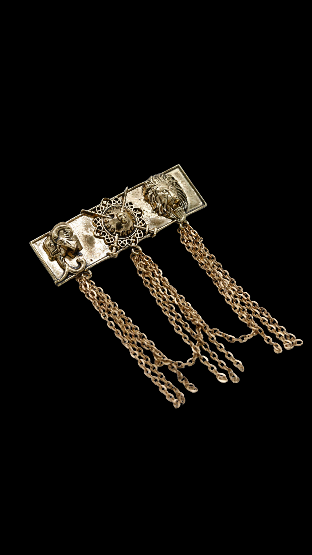 Imperial Trinity Chain Brooch