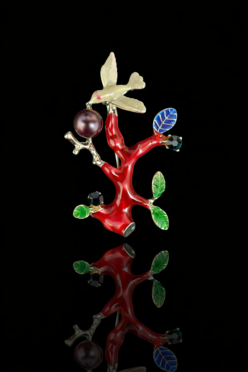 Whispering Branch Bird Brooch