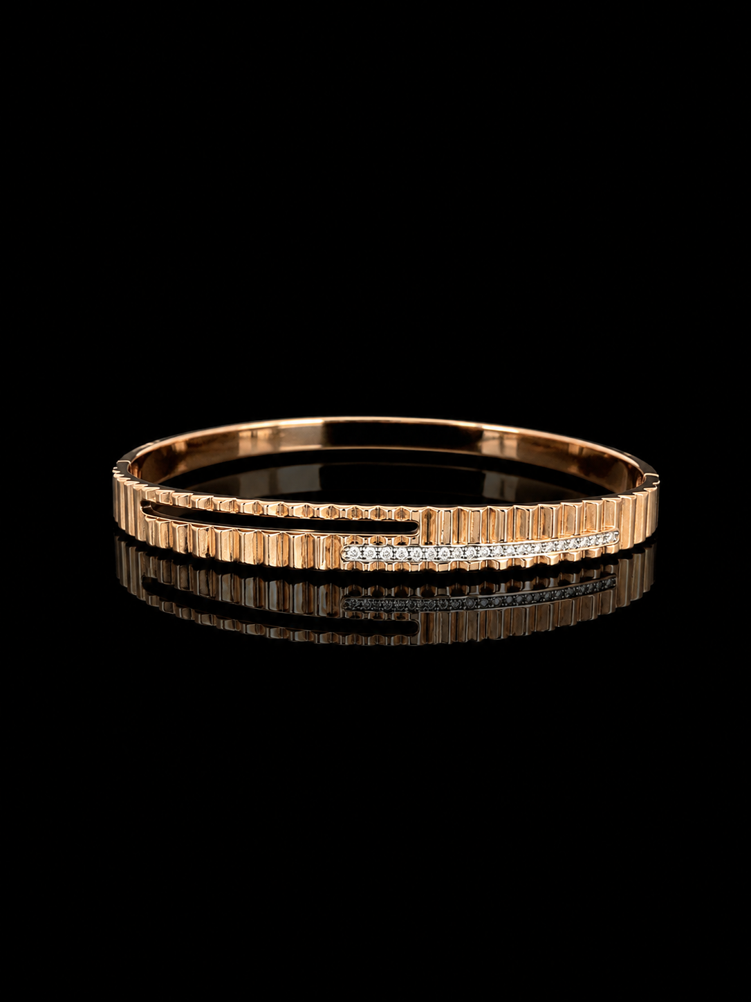 Auric Prism Textured Silver kada