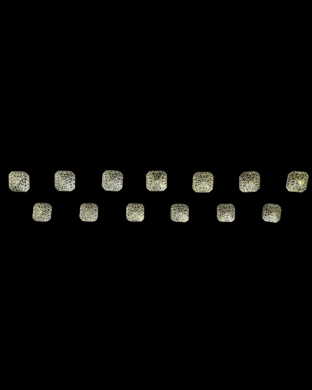 Royal Mosaic Octa Bandhgala Button