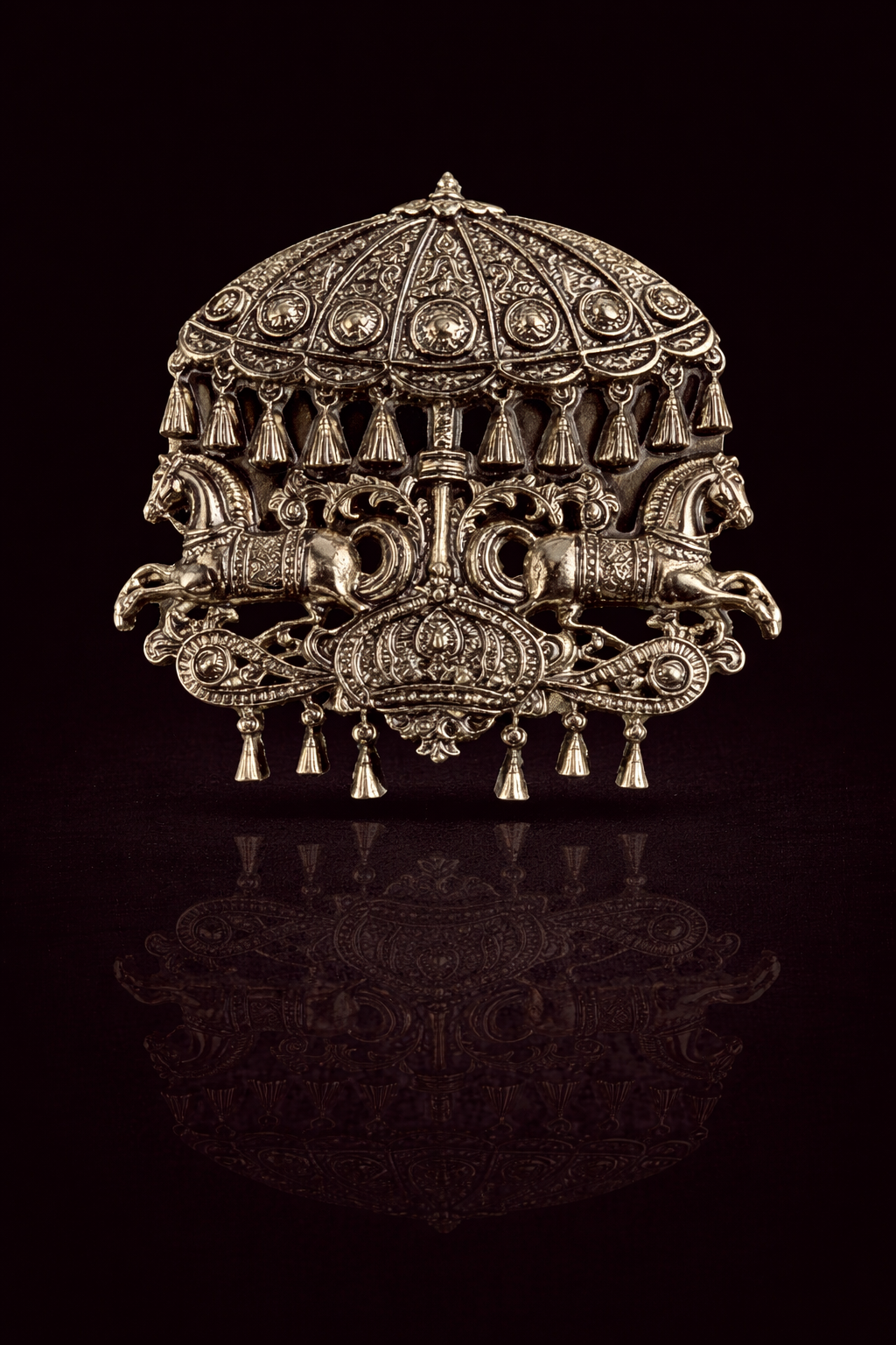 Royal Carousel Horse Brooch