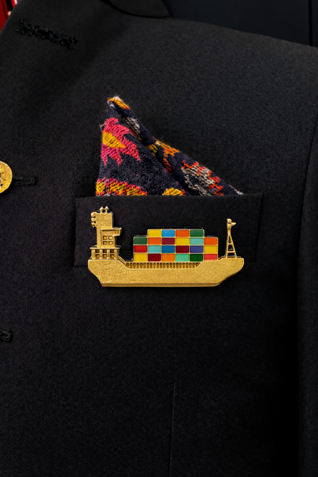 Cargo Voyage Brooch
