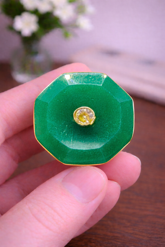 Emerald Crest – Bandhgala Button