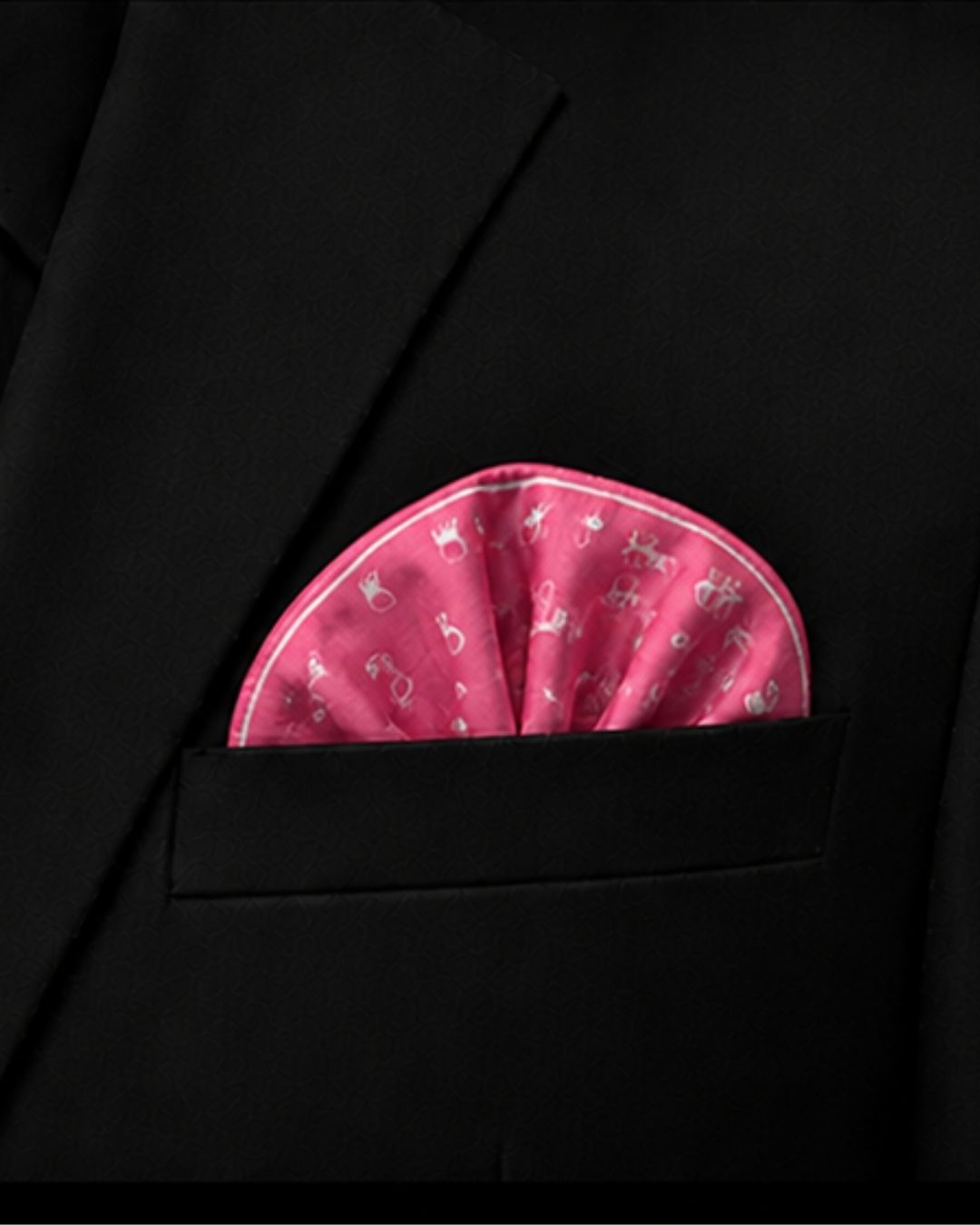 Langur Silk Pocket Square