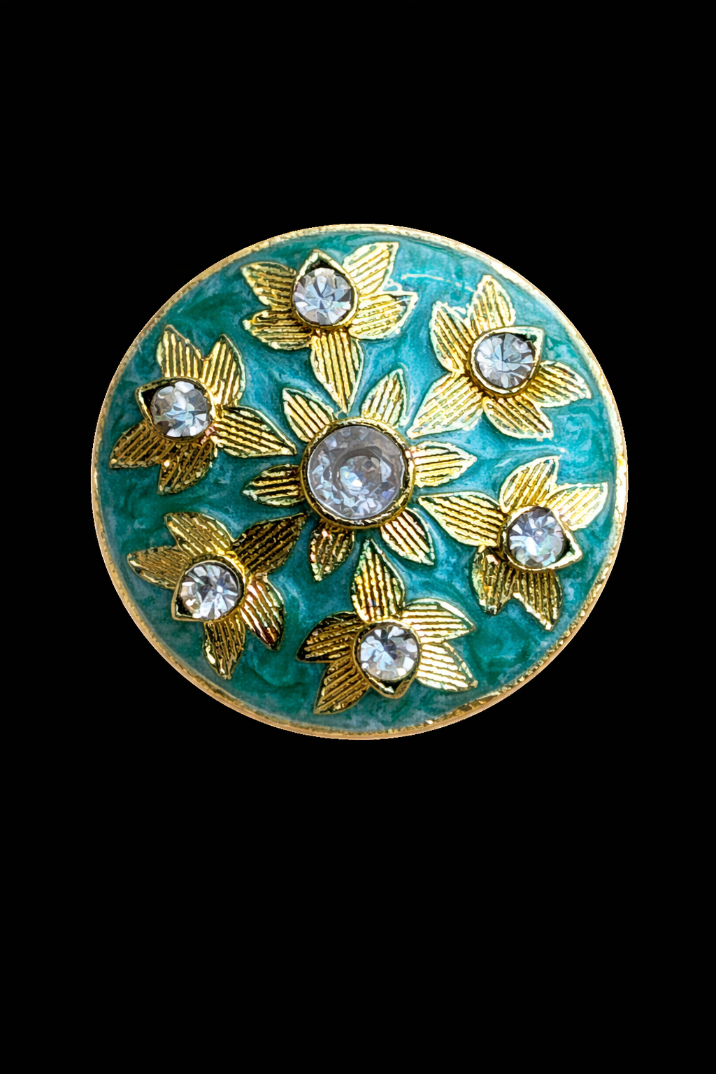 Pushp Zircon Bandhgala Button