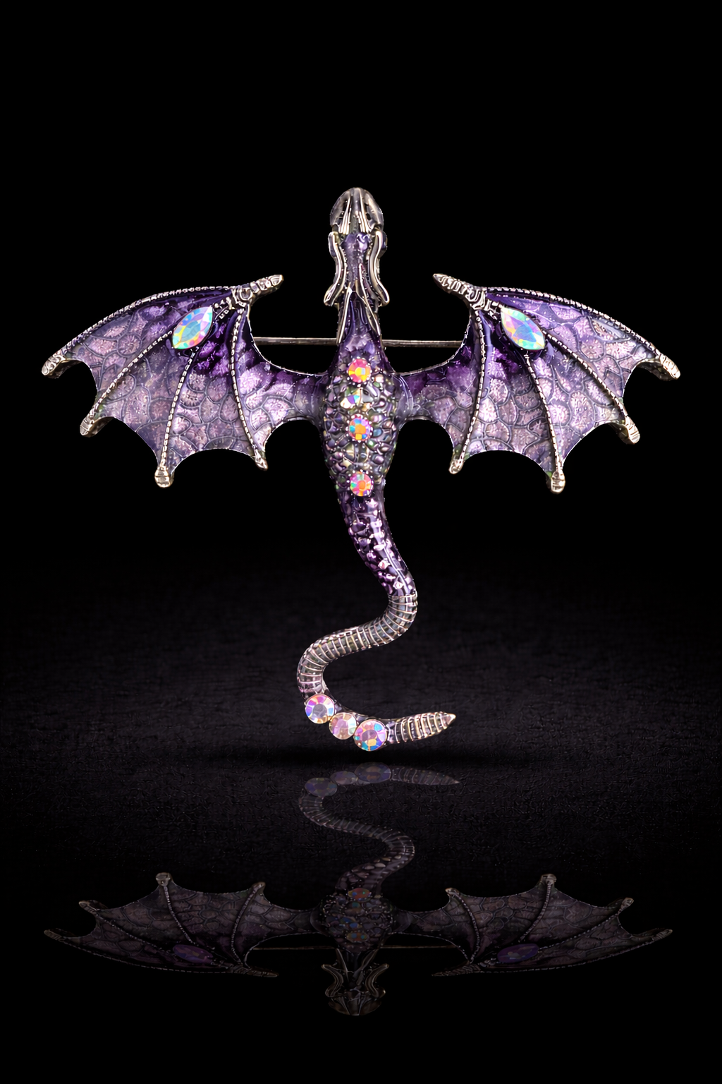 Mythic Dragon Wing Brooch