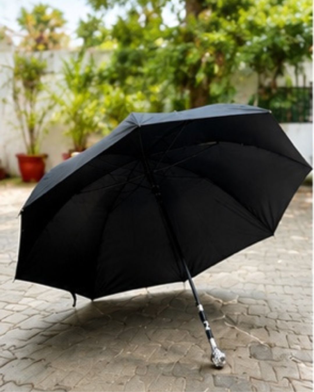 Regal Lion Handle Walking Stick Umbrella