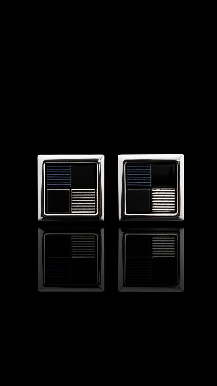 Midnight Grid Cufflinks