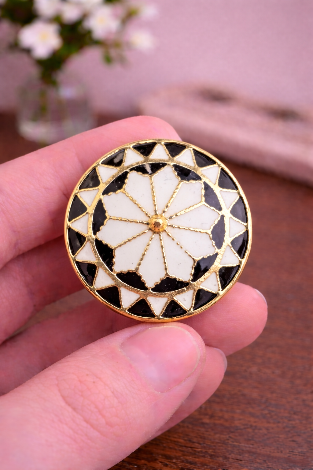 Mosaic Bandhgala Button