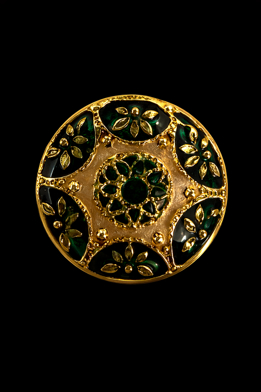 Surya Enamel Kurta Button