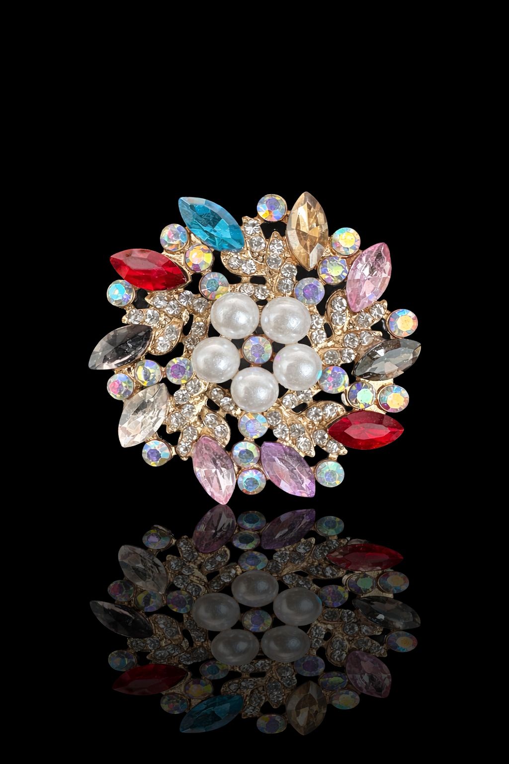 Celestial Prism Bloom Brooch