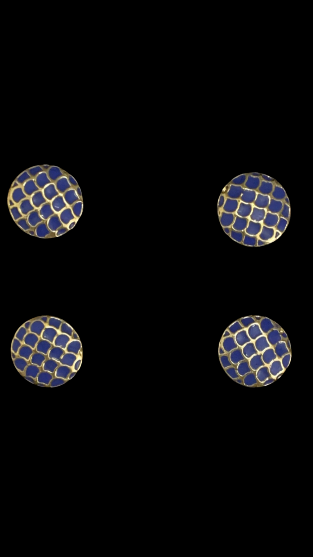 Royal Azure Scale Kurta Button