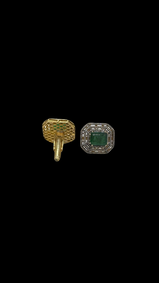 Heera Panna Cufflinks