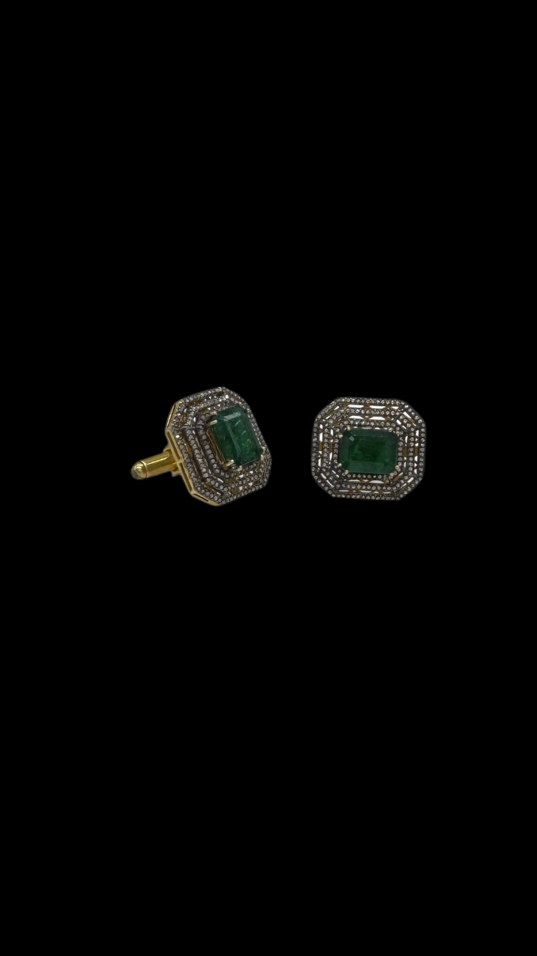 Heera Panna Cufflinks
