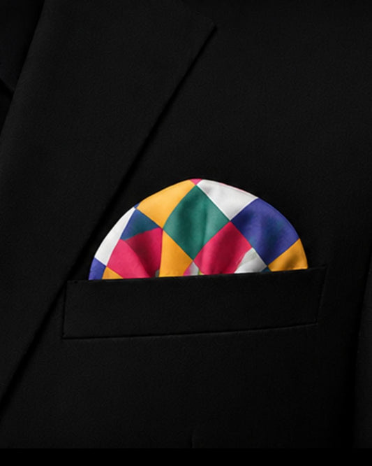 Jaipur Pachranga Silk Pocket Square