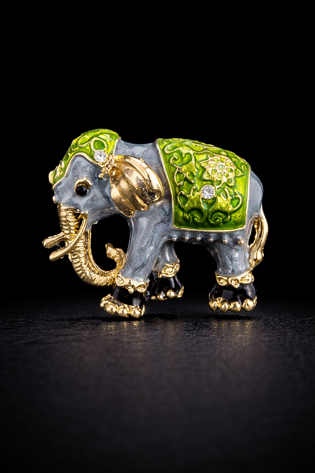 Mini Royal Elephant Brooch