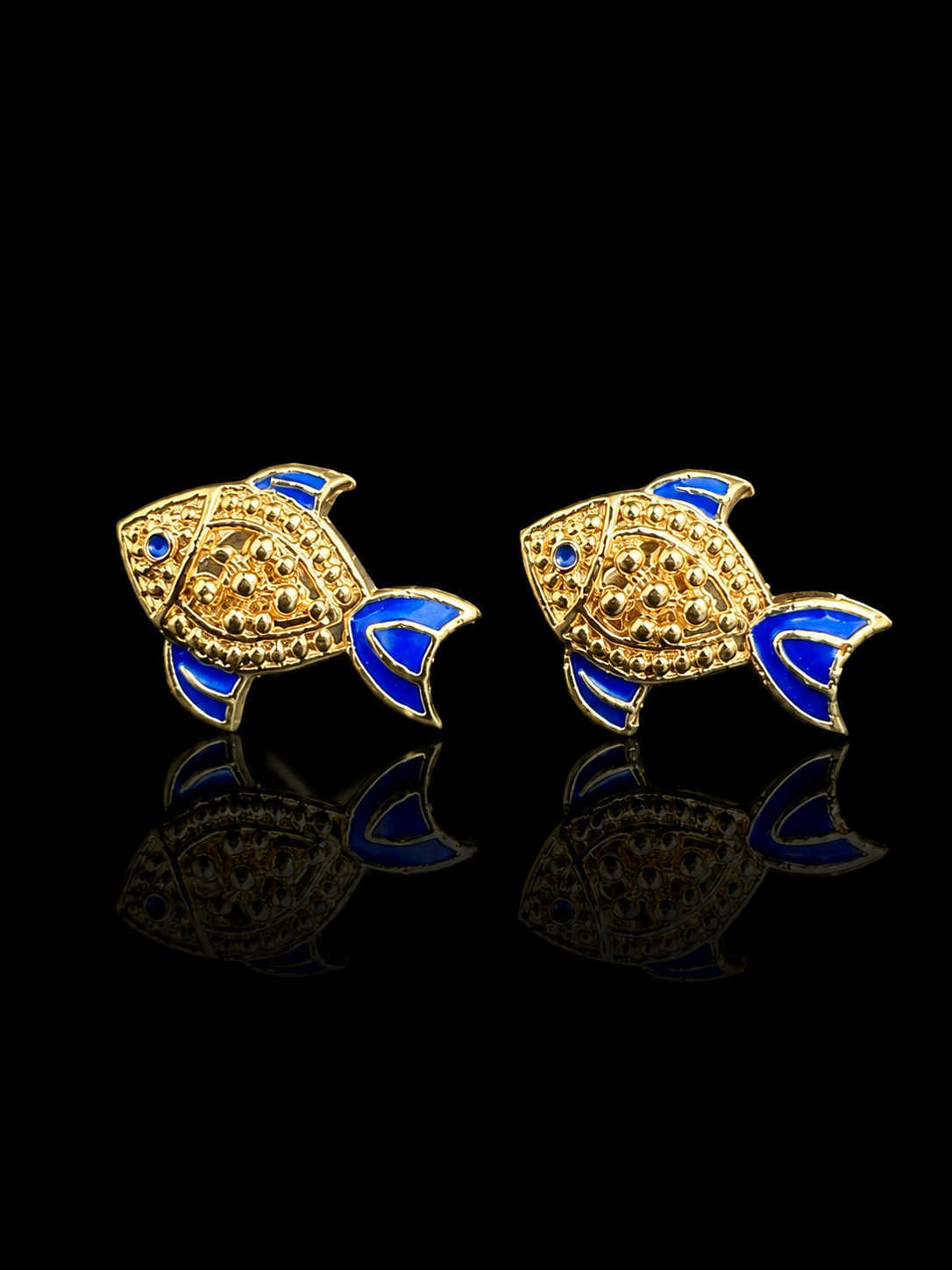 Royal Blue Fish Cufflinks