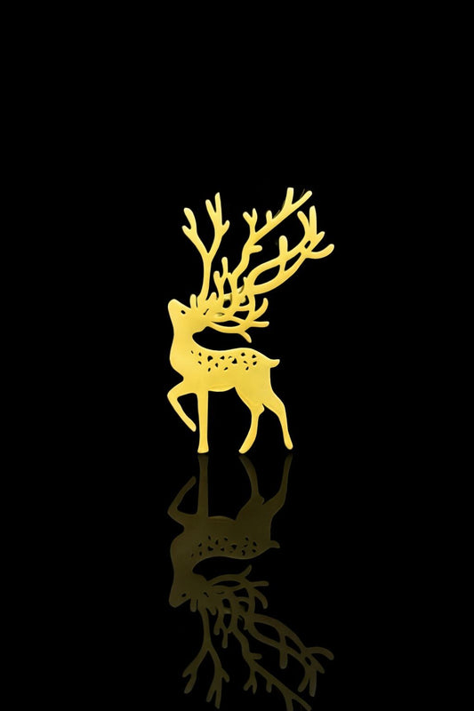 Majestic Antler Stag Brooch