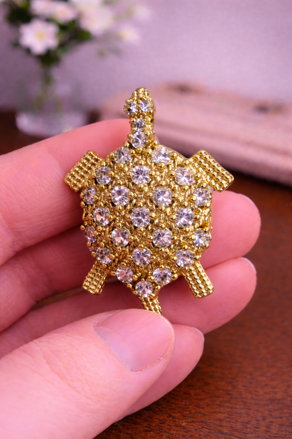 Royal Shield Crystal Bandhgala Button