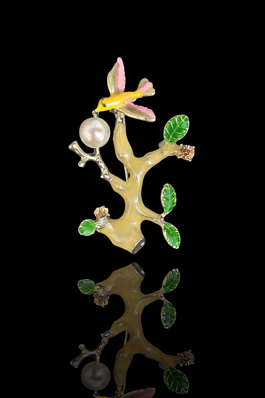 Whispering Branch Bird Brooch