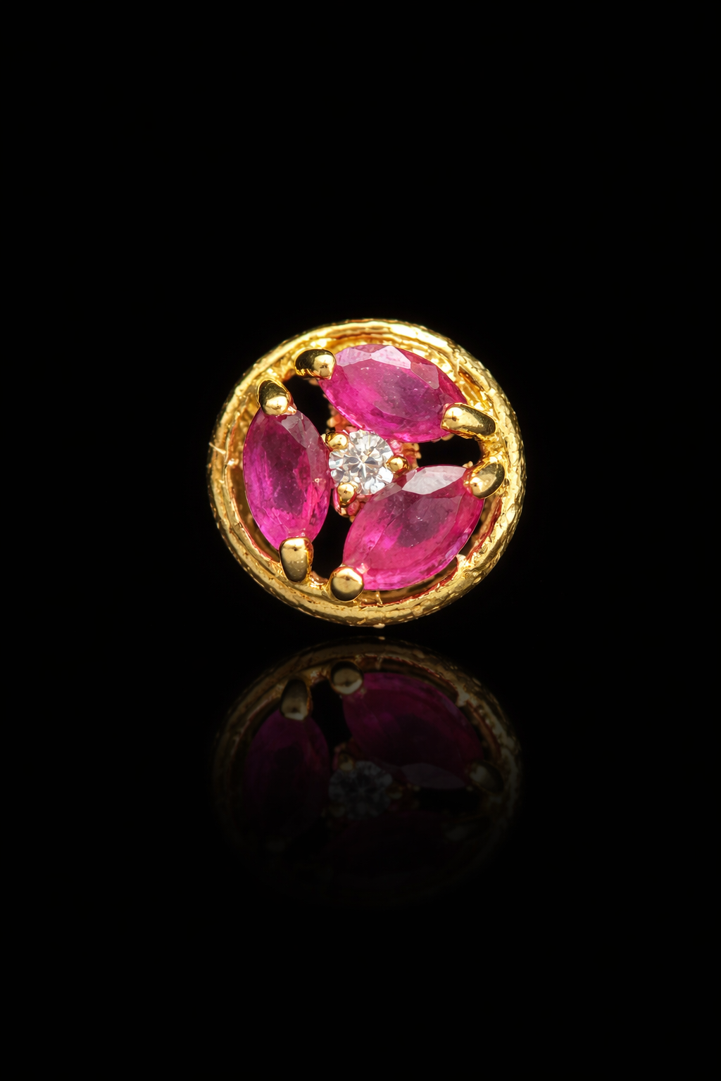 Ruby Orbit Kurta Button – Shiny Dabba