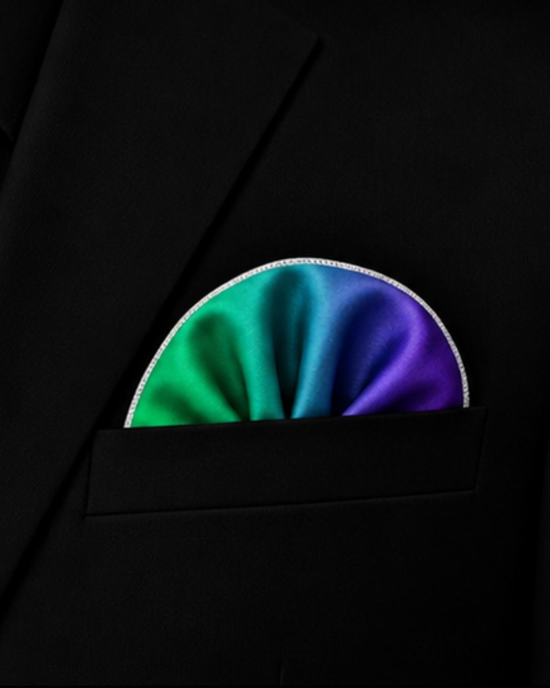 Aurora Blend Silk Pocket Square