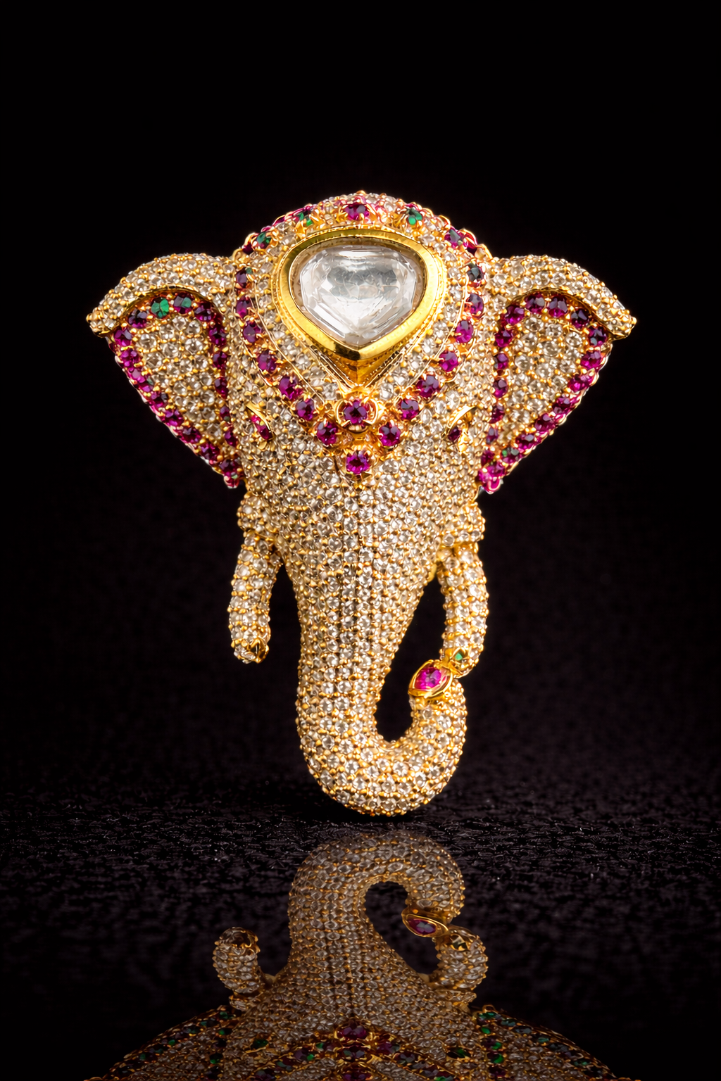 Divine Ganesha Radiance Brooch