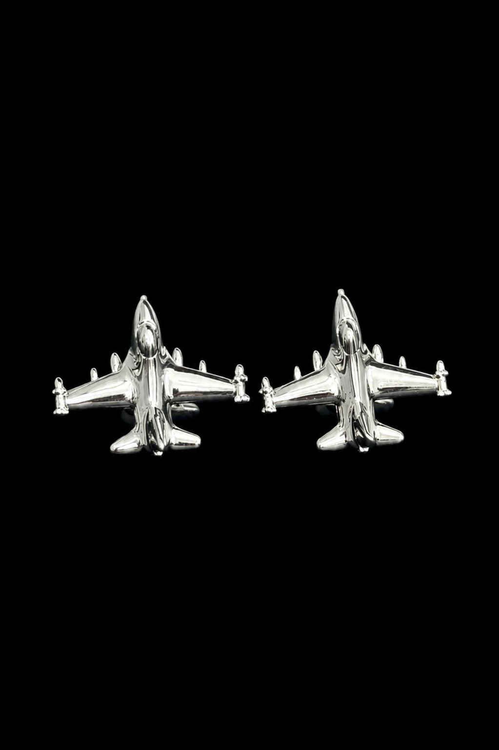 Jet Fighter Aircraft Cufflinks