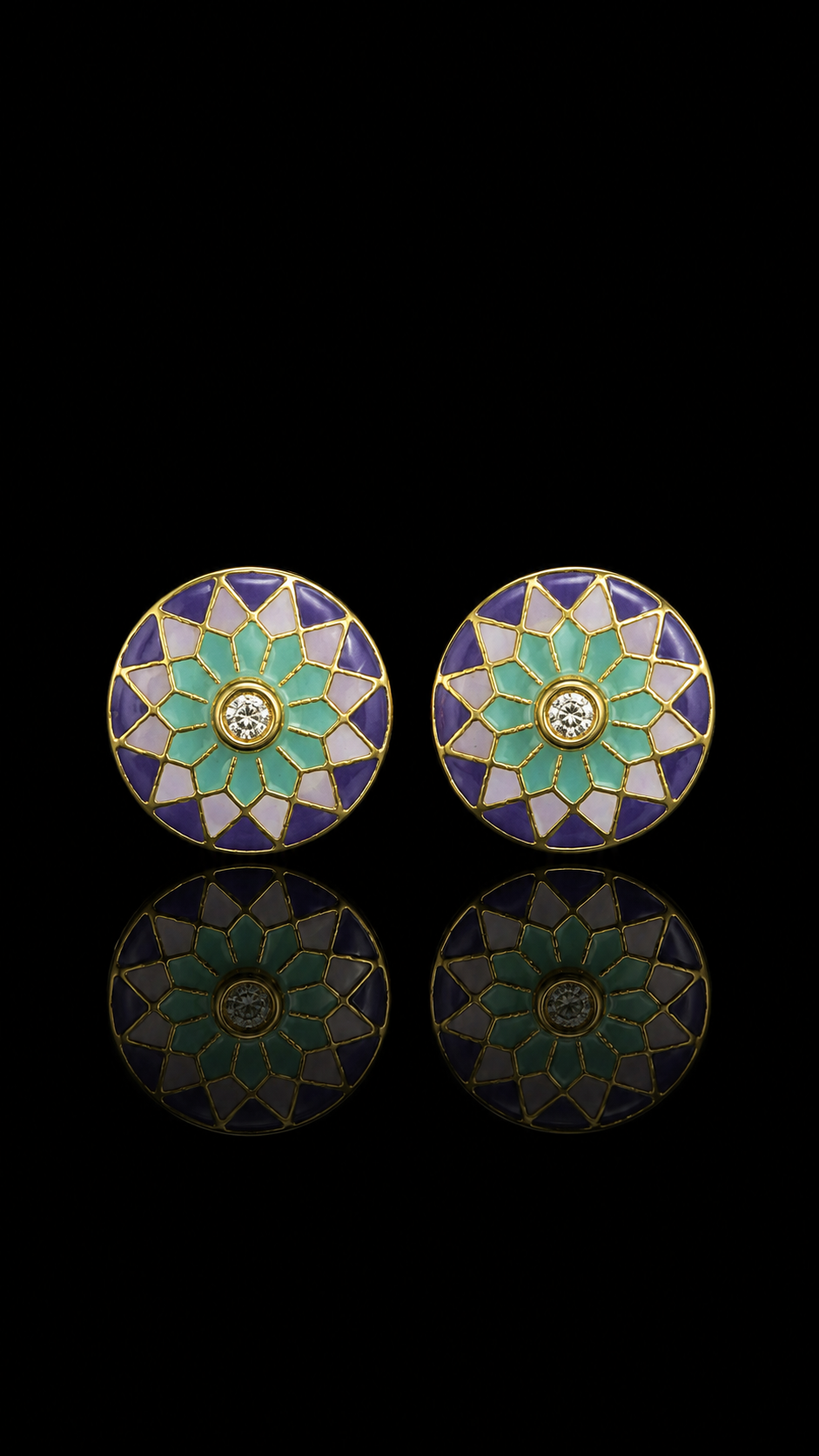 Mosaic Bloom Cufflinks