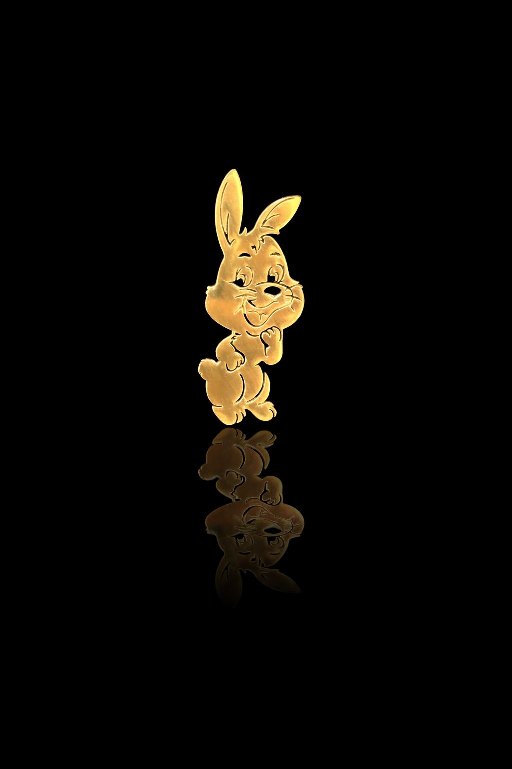 Playful Bunny Brooch