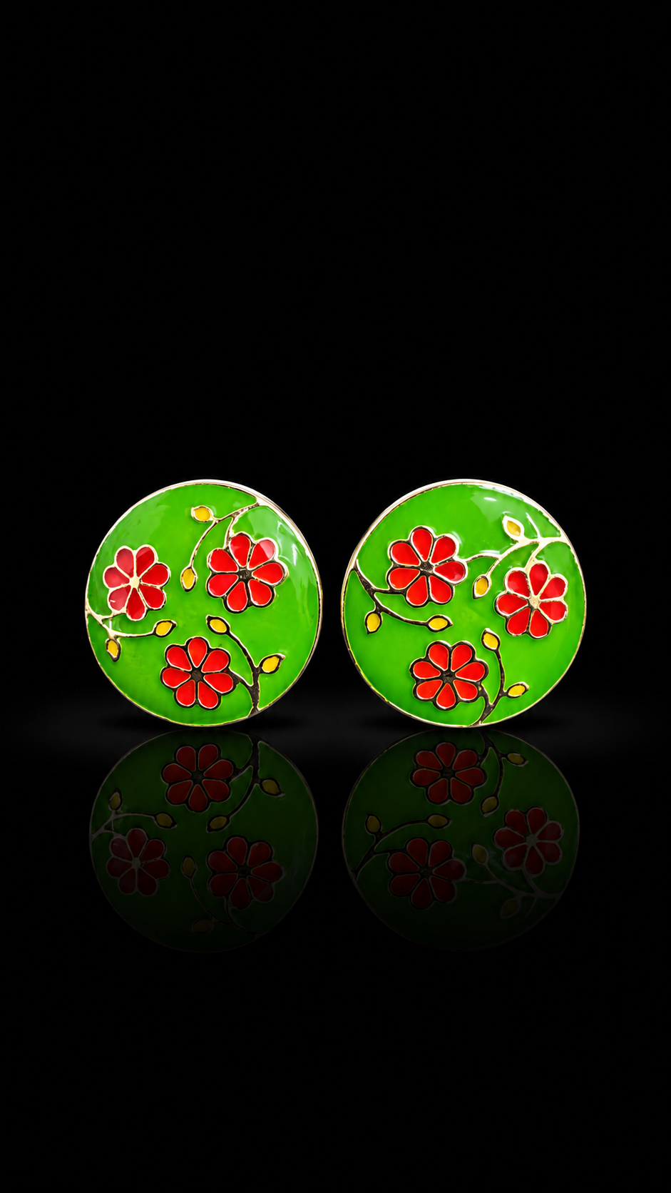 Blooming Garden Floral Cufflinks