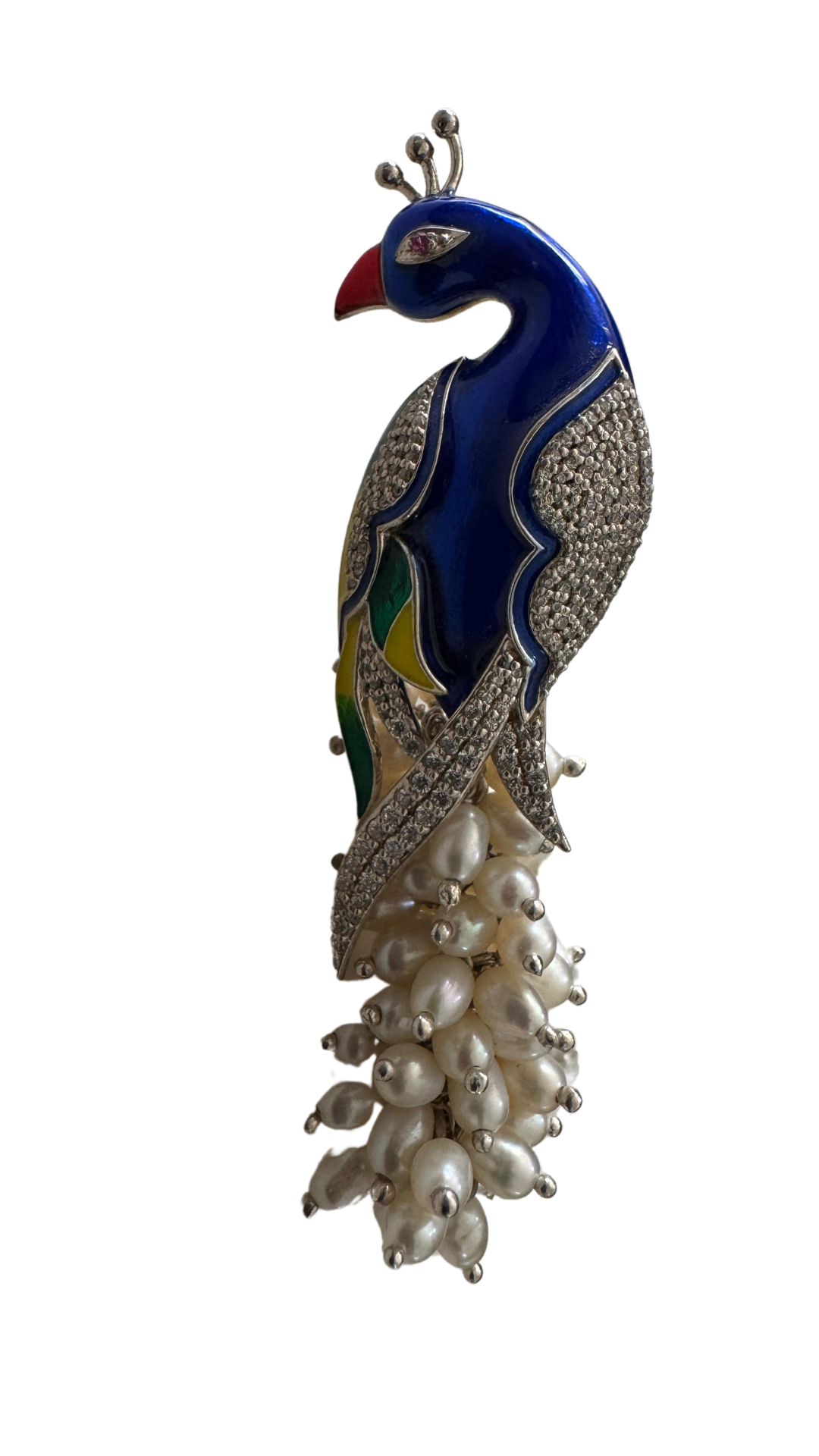 Peacock Brooch