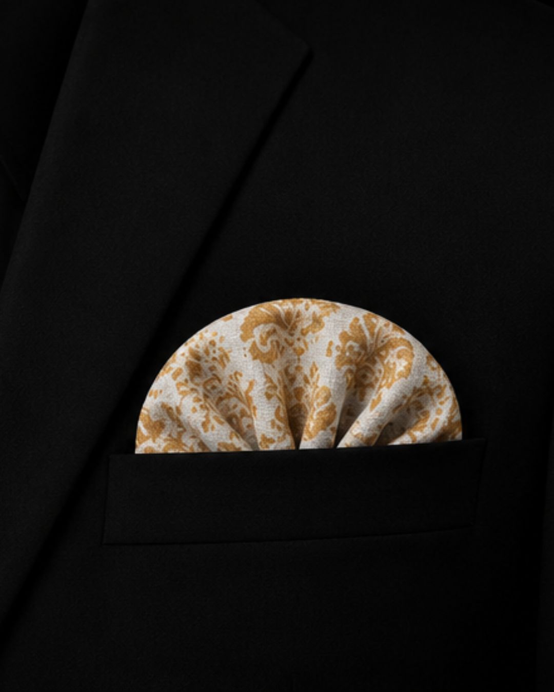 Royal Mustard Heritage Linen Pocket Square