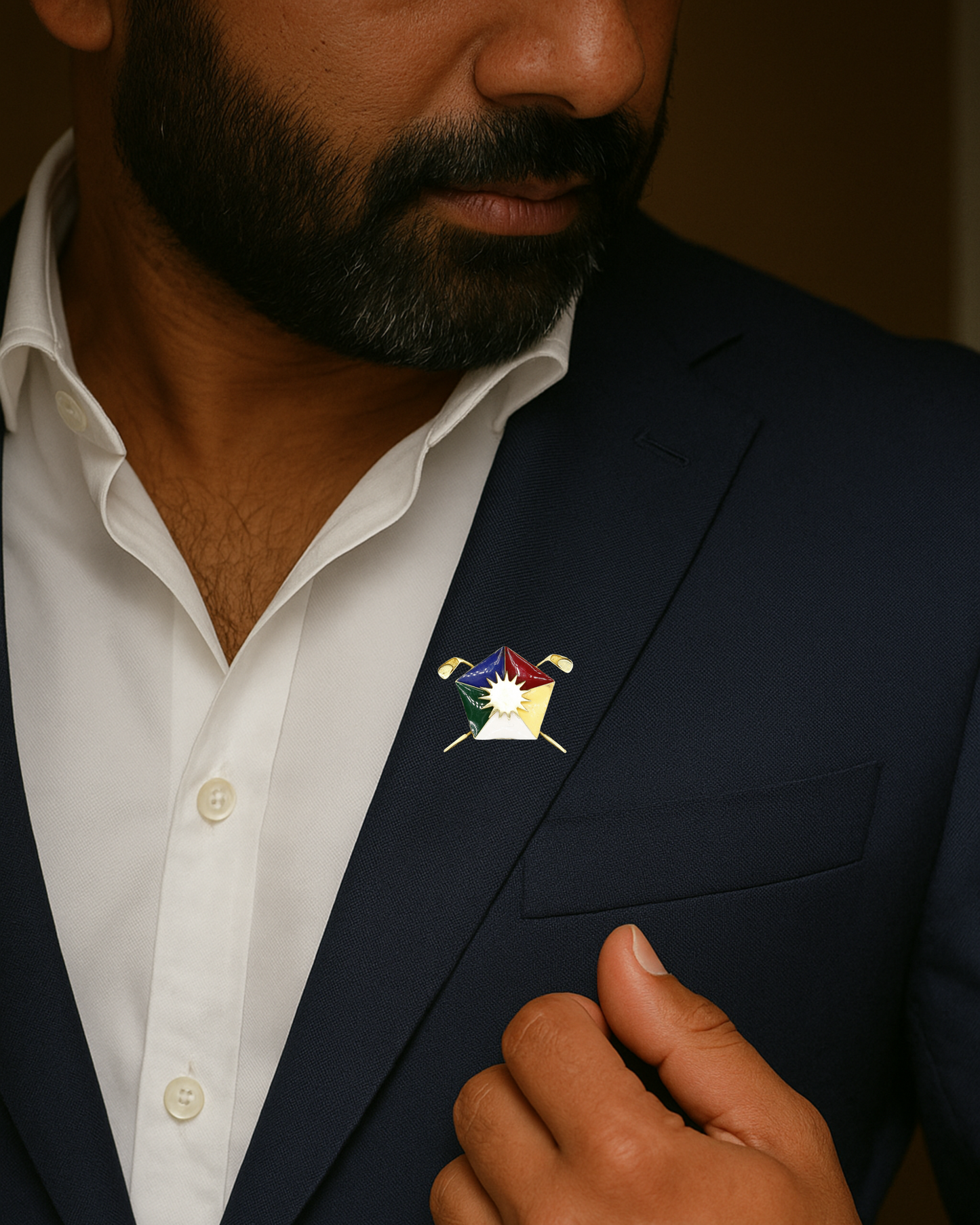 Golf Pachranga Brooch