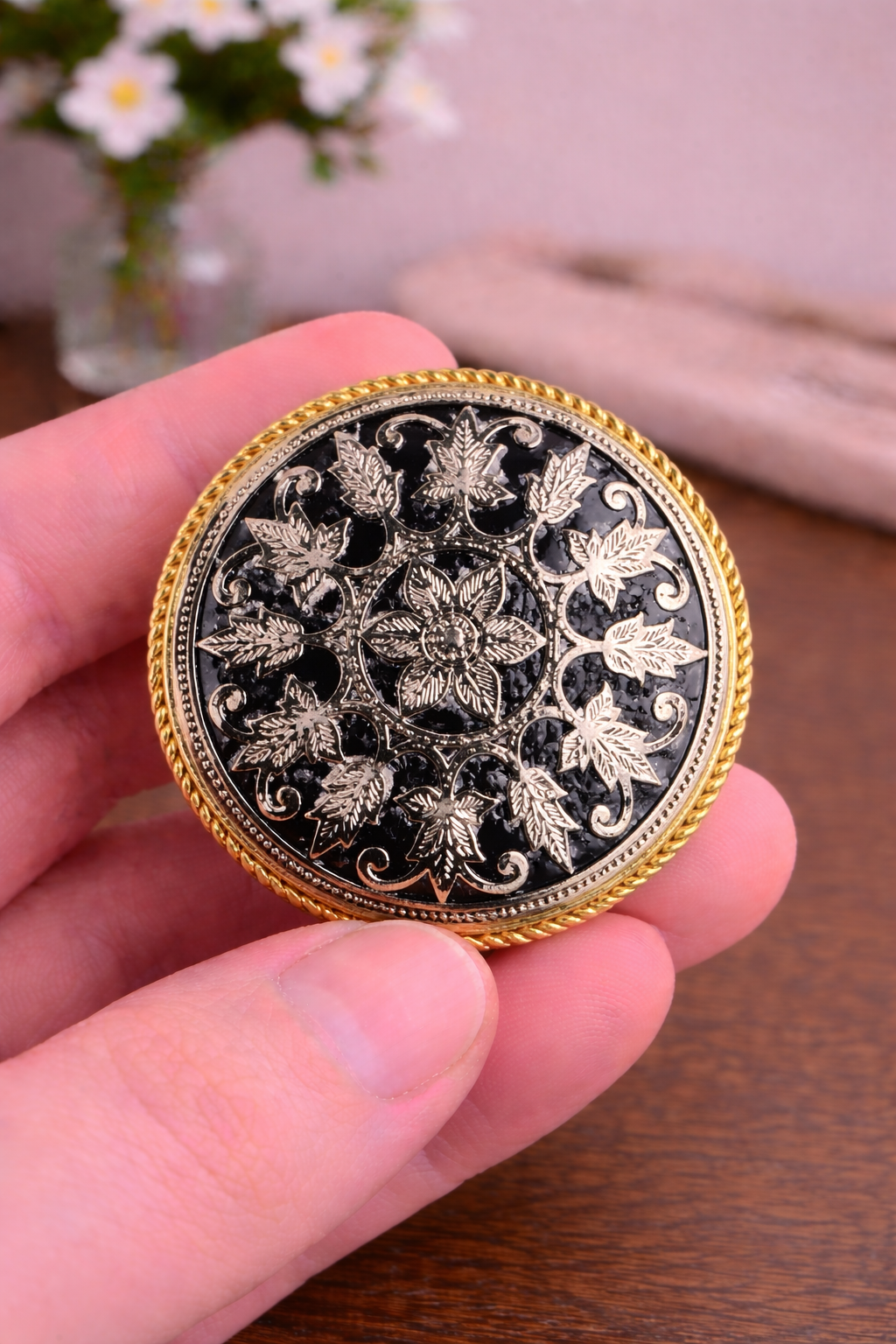 Royal Vine Bandhgala Button