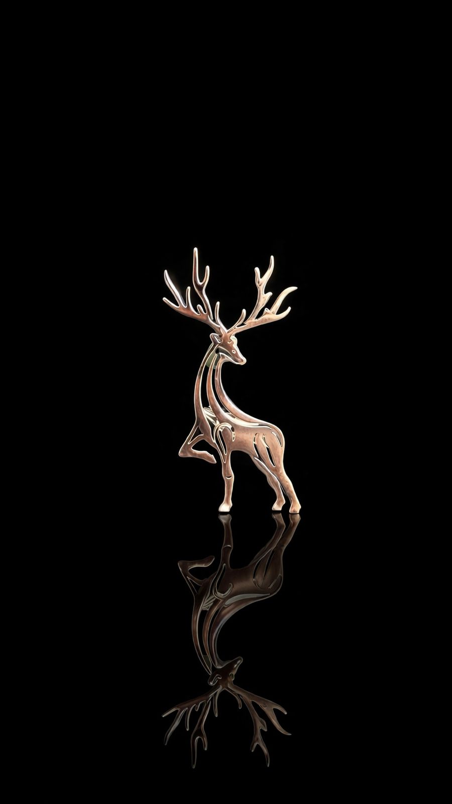 Regal Arc Stag Brooch