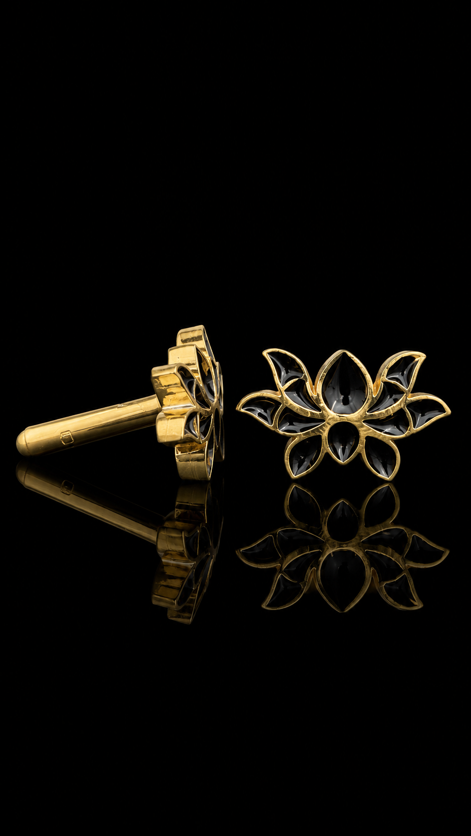 Royal Lotus Flower Cufflinks