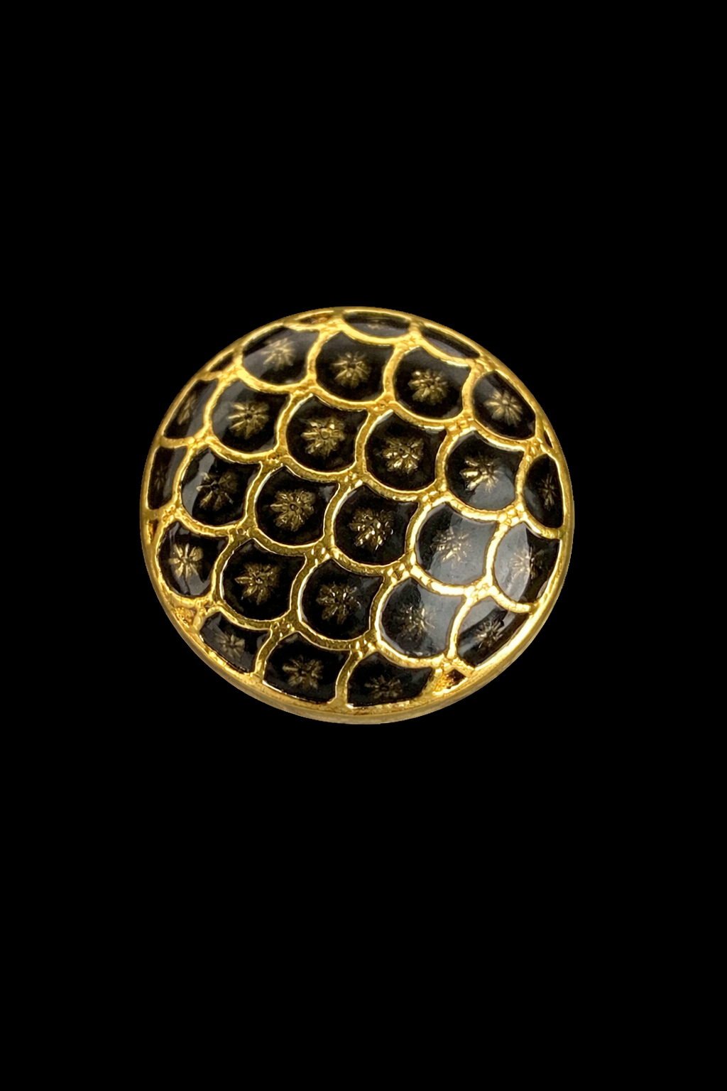 Midnight Mosaic Kurta Button