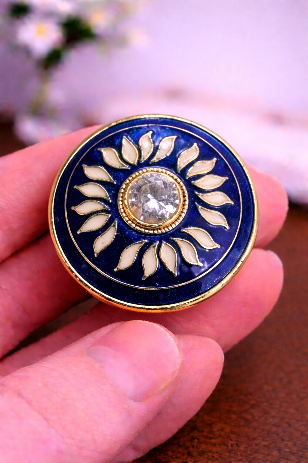 Shyam Kamal Heritage Button
