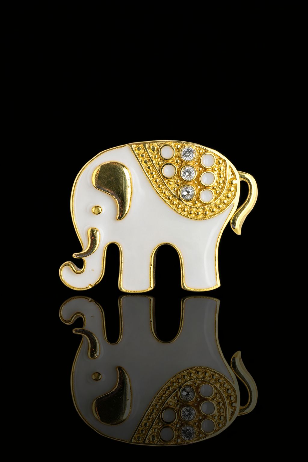 Royal Steps Elephant Brooch